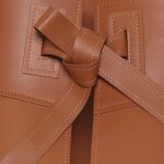 Brown Leather Corset Belt Closed Image