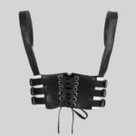 Zip Leather Harness Back