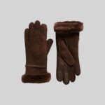 Shearling Lined Leather Gloves Full Image