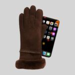 Shearling Lined Leather Gloves