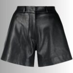 Leather Shorts for Ladies - Front View